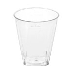 Five simply smart - lot de 20 verrines rutilisables 'facette' 6cl transparent