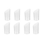Five simply smart - lot de 8 verrines plastique réutilisable 'biseauté' 7cl transparent Five simply smart - lot de 8 verrines plastique réutilisable 'biseauté' 7cl transparent