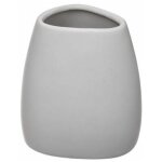 Five simply smart - gobelet salle de bain en cramique 'silk' 9cm blanc