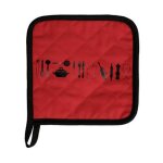 Five simply smart - manique de cuisine 'glove' 18cm rouge