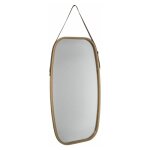 Five simply smart - miroir mural ovale avec anse 'l�a' 77cm naturel