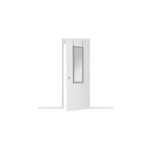 Five simply smart - miroir de porte en bois - l 35 x h 109 cm - gris - livraison gratuite Five simply smart - miroir de porte en bois - l 35 x h 109 cm - gris - livraison gratuite