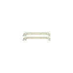 Fondital - fix'alu console double pour fixation rapide - a 60 - entraxe 500 mm