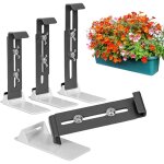 Fixations pour jardini�res de fen�tre - support r�glable pour bacs � fleurs