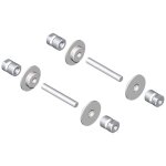 Fixation poign�e double diva ii - iv et viii - la croisee ds - ds6979