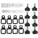 Fixation à retrait rapide hard top kit de fixation pour vis à pouce ancrages pour anneaux en d pour jk ... Fixation à retrait rapide hard top kit de fixation pour vis à pouce ancrages pour anneaux en d pour jk ...