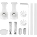 Fixation pour wc, kit de vis de fixation universel pour wc suspendu, accessoires pour l'installation ...