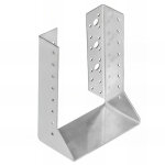 Fixtout - sabot de charpente galvanis  ailes intrieures - larg. 140 x ht. 182 mm