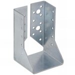 Fixtout - sabot de charpente galvanis� � ailes int�rieures - larg. 76 x ht. 122 mm