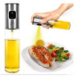 Flacon pulv�risateur huile et vinaigre ? 100 ml, couleur argent�