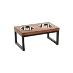 Flamingo - support gamelles bois et cadre en mtal dsignation : support - 2 x 800 ml twin feeder 290684 ...