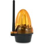 Flashing light universal warning lamp for motorisation gates 12v - 265v ac / dc amber led safety strobe ...