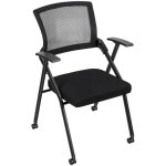 Flasidu - chaise de bureau - chaise de salle de conf�rence - avec dossier en maille respirante - portable ...