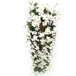 Fleurs artificielles - 4 p�tales - suspensions d�coratives - pour un mariage, ou pour d�corer une maison, ...