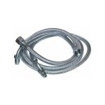Flexible fioul femelle 3 / 8' x m�le 1 / 4' coud� ? longueur 900 mm ? diam�tre 7 mm ? raccord tournant ...
