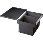 Flexon ii - poubelle encastrable, cloisonn�e, volume 49 l 521471 - blanco