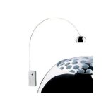 Flos - lampe halog�ne � arc e27 avec culot en marbre de carrare f0300000