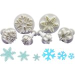 Flocon de neige g�teau modelage outils plastique emporte - pi�ces flocon de neige blanc emporte - pi�ces ...