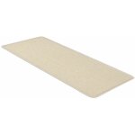 Tapis d'escalier pure nature rectangulaire - sans bordure ivoire 23, 5 x 65 cm
