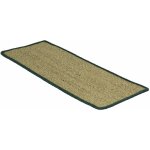 Tapis d'escalier pure nature rectangulaire - sans bordure vert 23, 5 x 65 cm