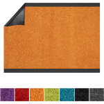 Tapis de porte sur mesure use&wash orange 200 x 100 cm