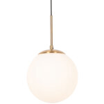 Flore - suspension - 1 lumi�re - � 20 cm - dor� / laiton - design - �clairage int�rieur - salon i chambre ...