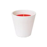 Flortis - terre cuite verre au géraniol bougie pour moustiques Flortis - terre cuite verre au géraniol bougie pour moustiques