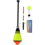 Flotteur de p�che automatique portable universel avec ressort pour activit�s en plein air