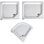 Fluxy - receveur de douche rectangulaire cm 80 x 100 - h 12, 5