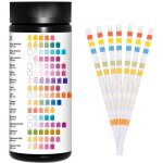 Ymyny test d'eau, 100 bandes de test d'eau potable, bandelettes de test d'eau 16 and 1 eau potable, bandelette ...