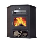 Fm biomasa - pole  bois d'angle avec four - firematic seattle 9. 5 kw