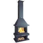 Fm biomasa - po�le � bois chemin�e - firematic denton 13. 8 kw