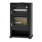 Fm biomasa - po�le � bois ventil� avec four - firematic kentucky 9. 5 kw avec ventilateur