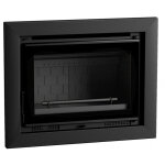 Fm calefaccion - insert � bois ventil� - firematic waco 12. 6 kw foyer en fonte - porte fonte - avec ...