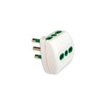 Adaptateur multiple fme de 16a 2p + t a 3 prises by - pass 2p + t