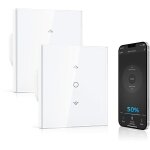 Vurahome - ?fonction pourcentage?interrupteur volet roulant connect�, commutateur rideau intelligent ...
