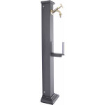 Fonderia bongiovanni - colonne fontaine sparta avec enrouleur de tuyau pour la maison jardin robinet ...