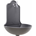 Fonderia bongiovanni - fontaine murale modle valencia pour jardin potager avec robinet finition au choix ...