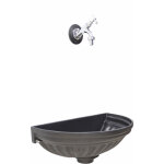 Fonderia bongiovanni - fontaine murale modèle versilia maison jardin balcon avec robinet code 303c chrome ... Fonderia bongiovanni - fontaine murale modèle versilia maison jardin balcon avec robinet code 303c chrome ...