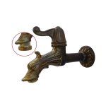 Fonderia bongiovanni - robinet en laiton mod. 147 avec raccord de tuyau pour fontaine de jardin 1 / 2 ...