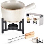 Fondue set porcelain 450 ml 4 pcs 8832