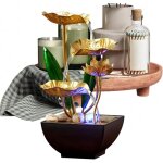 Fontaine de bureau, apaisante � led zen d�tente fontaines de