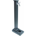 Fonderia bongiovanni - fontaine colonne panarea avec robinet en laiton chrome pour jardin extérieur, ... Fonderia bongiovanni - fontaine colonne panarea avec robinet en laiton chrome pour jardin extérieur, ...