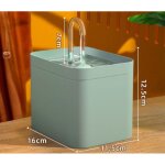 Fontaine � eau silencieuse pour chat, 1, 5 l, alimentation usb, filtre automatique, vert clair, 1 pi�ce ...