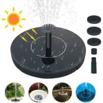 Fontaine flottante solaire, pompe à eau solaire 1, 5 w pour pompe à fontaine bain d'oiseau petit bassin ... Fontaine flottante solaire, pompe à eau solaire 1, 5 w pour pompe à fontaine bain d'oiseau petit bassin ...