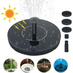 Fontaine flottante solaire, pompe � eau solaire 1, 5 w pour pompe � fontaine bain d'oiseau petit bassin ...