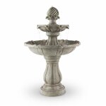 Fontaine de jardin - blumfeldt springbrunnen - fontaine d�corative - 60x90cm 3w batterie solaire - fontaine ...