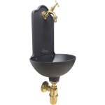 Fonderia bongiovanni - fontaine murale malta en fonte de couleur pour la maison et le jardin avec robinet ... Fonderia bongiovanni - fontaine murale malta en fonte de couleur pour la maison et le jardin avec robinet ...