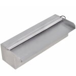 Fontaine rectangulaire de piscine avec led inox 30 cm vidaxl