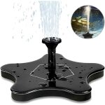 Groofoo fontaine solaire, pompe  eau solaire lectrique panneau solaire pompe 1, 4w jardin arrosage ...